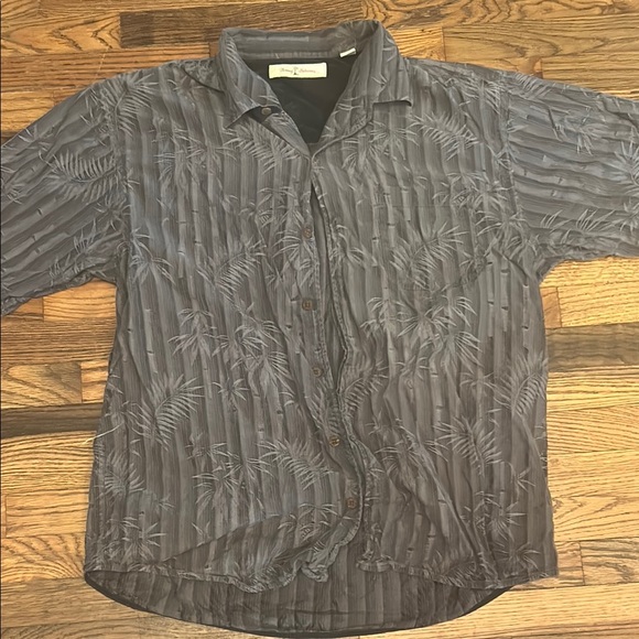 Tommy Bahama Other - Tommy Bahama Gray Casual Button Down Shirt